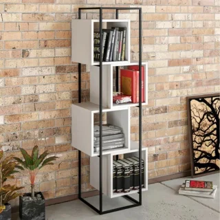 استند دکور و کتاب از جنس فلز و MDF