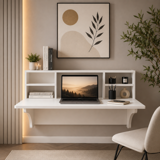 میز تحریر تاشو دیواری MDF