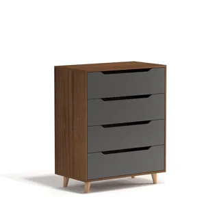 دراور ۴ کشو پایه دار مدل DR-012 از MDF